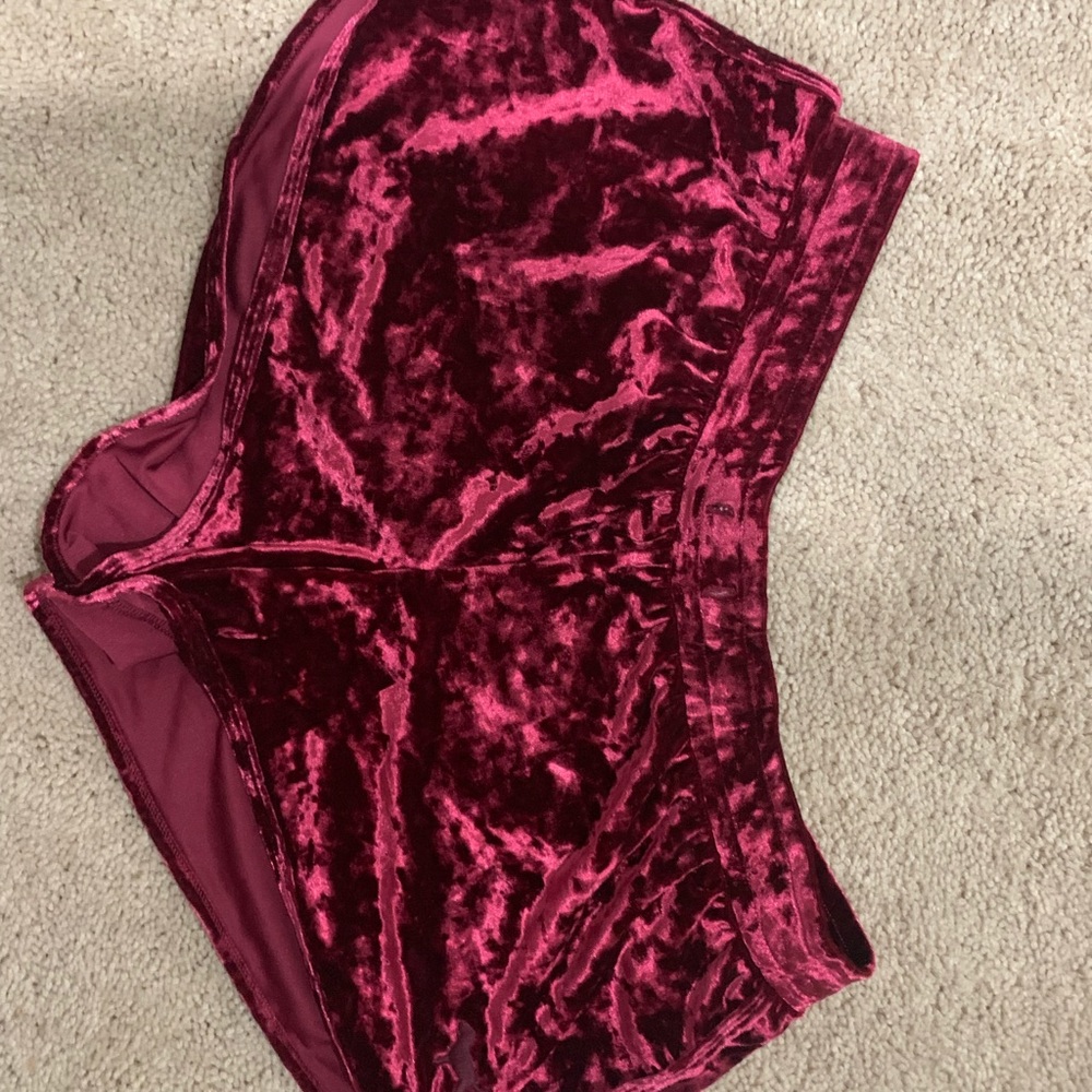 victoria secret velour sleep shorts
